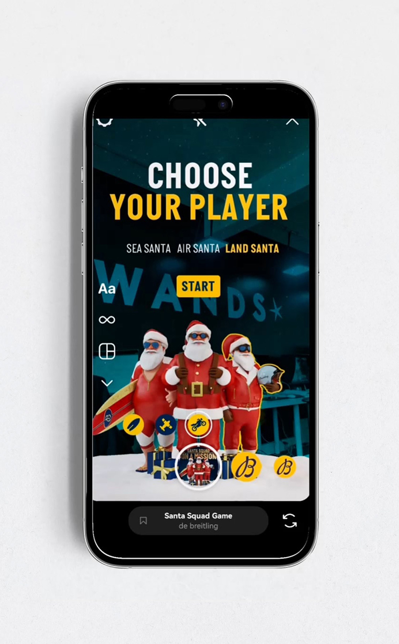 BREITLING SANTA SQUAD — FILTRE 3D